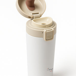 400ml Stainless Steel Vacuum Insulated Tumbler | Leak-Proof Lid | Hot for 4 Hrs & Cold for 5 Hrs | SS304 | Office, Travel, Gym, Home Use