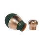 LA FORTE Copper Bottle Lotus Jar 1500 ml (Sea Green)