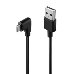 Flixx USB-A to USB-C Cable with L-Shaped Connector, 1 Meter, 45W Super Fast Charging, 3A High-Speed Data & Power Transfer