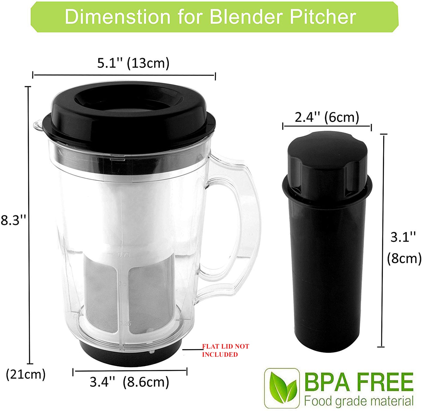 Blender Pitcher Jar (1000 ml) Compatible with La'Vite Cherie Blender