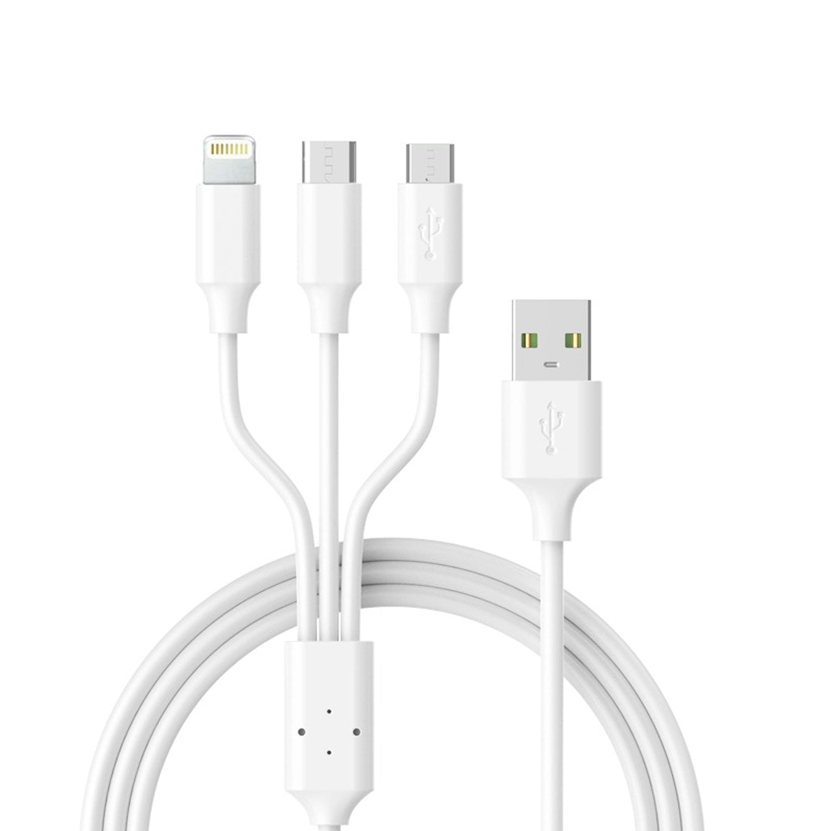 LA' FORTE 3 in 1 Charging Cable (Micro, C & Iphone Connectors)