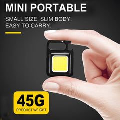Rechargeable Mini Flashlights 1000 Lumen -COB/ Keychain/Bottle Opener/Waterproof