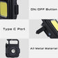 Rechargeable Mini Flashlights 1000 Lumen -COB/ Keychain/Bottle Opener/Waterproof