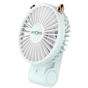 La' Forte Foldable Portable Usb/Battery Fan (Blue)