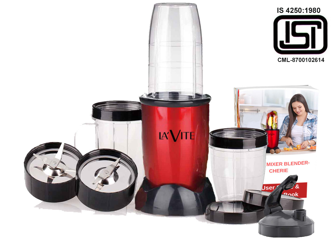 La Vite Cherie -Mixer Grinder Blender 400 W (Refurbished)