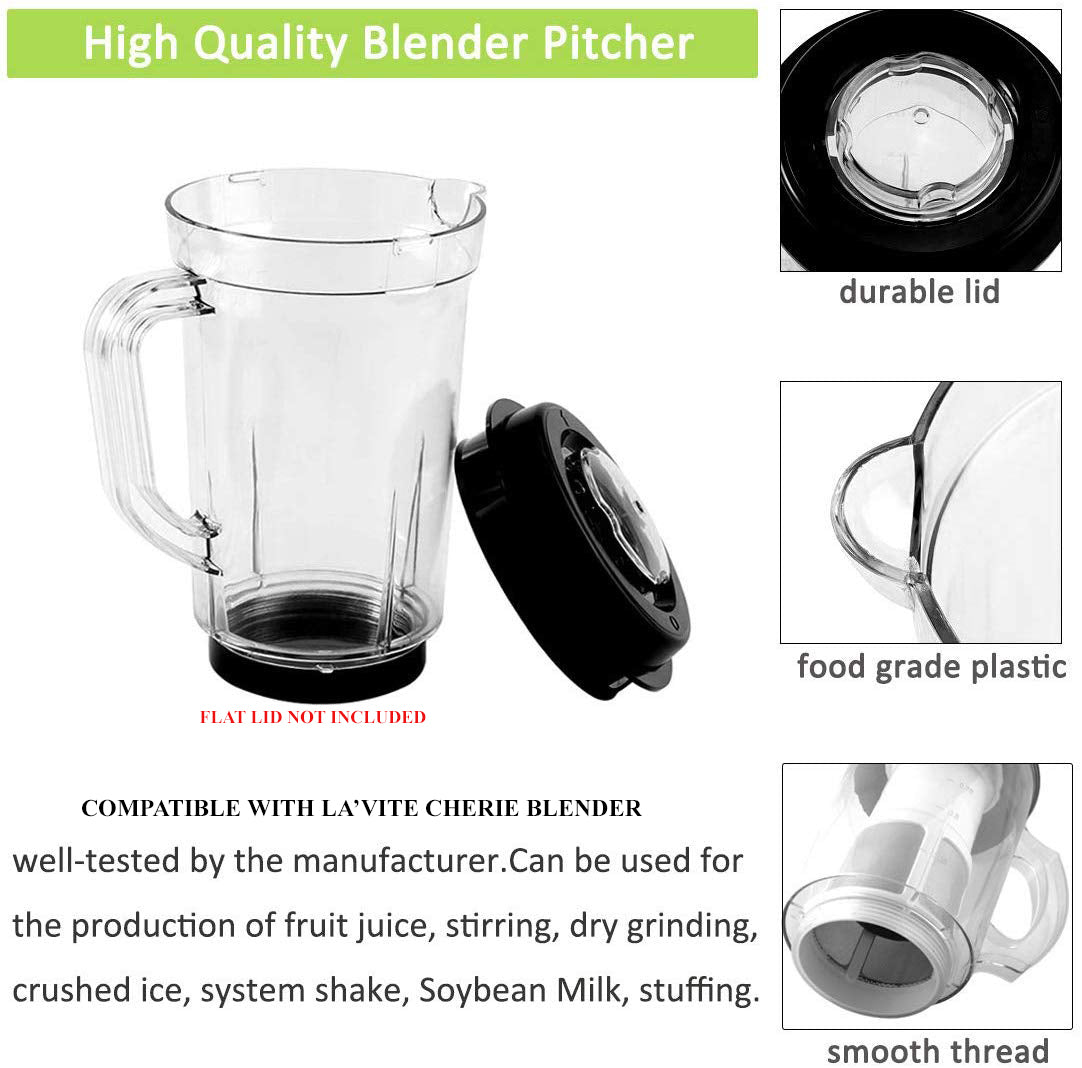 Blender Pitcher Jar (1000 ml) Compatible with La'Vite Cherie Blender