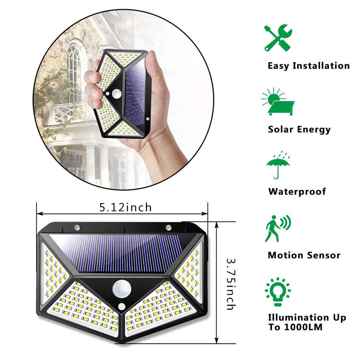 Solar Light Dimensions very sleek