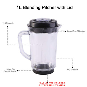 Blender Pitcher Jar (1000 ml) Compatible with La'Vite Cherie Blender